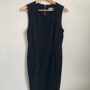 Calvin Klein Black Suede Dress